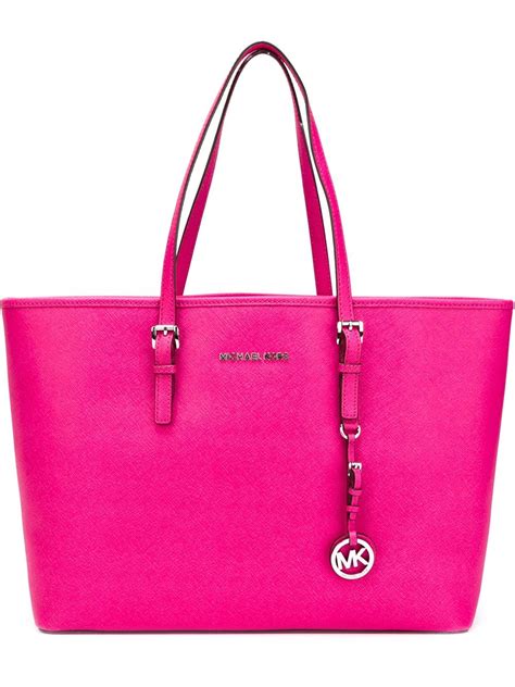 michael kors pale pink jet set travel|Michael Kors airplane purse.